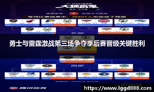 勇士与雷霆激战第三场争夺季后赛晋级关键胜利